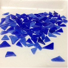 Blister de Vidro Azul Escuro com Branco (100grs)