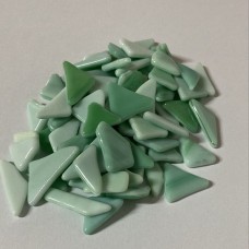 Blister de Vidro Branco com Verde Escuro Manchado (100grs) Blister de Vidro Branco com Verde Escuro Manchado (100grs)