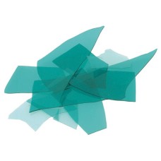 Confetti de Vidro Azul Aquamarine Transparente - COE 96 - 20 gramas