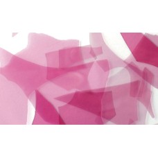 Confetti de Vidro Rosa Transparente - COE 96 - 20 gramas