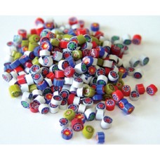 Millefiori 3/4 mm - Pacotes com 25g (COE 104)